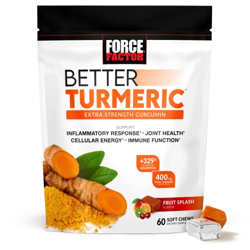 Force Factor Better Turmeric Inflammation Supplement for Extra St...