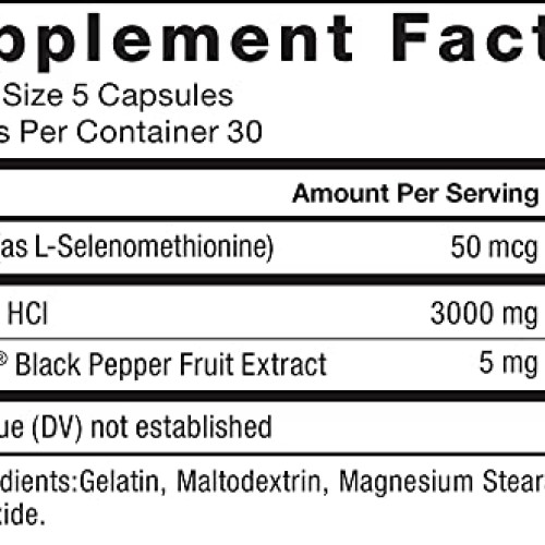 Force Factor L-Arginine, 3-Pack, Nitric Oxide Supplement with Bio...