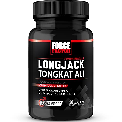 Force Factor Longjack Tongkat Ali 500mg for Men, Longjack Extract...
