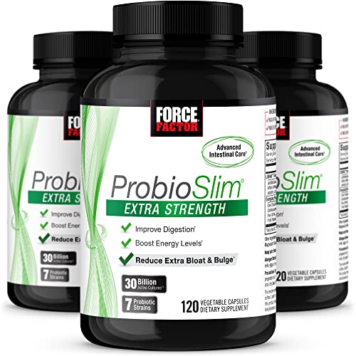Force Factor ProbioSlim Extra Strength Probiotic Supplement for W...