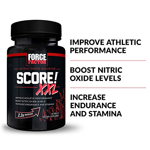 Force Factor Score! XXL, 3-Pack, Nitric Oxide Booster Supplement ...