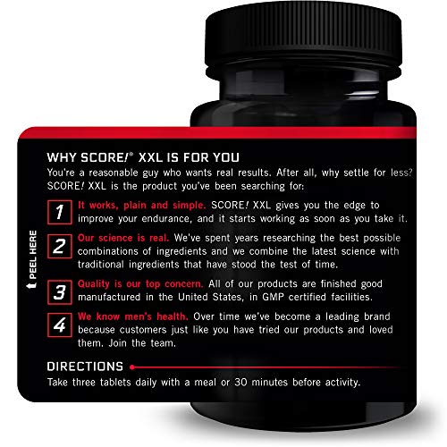Force Factor Score! XXL, 3-Pack, Nitric Oxide Booster Supplement ...