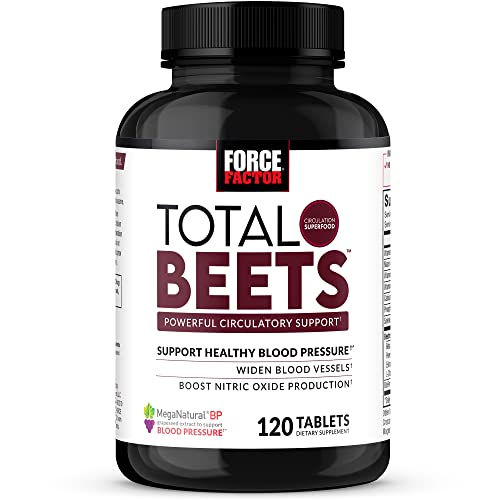 Force Factor Total Beets Blood Pressure Support Supplement with N...