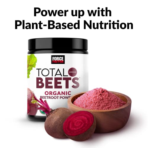 Force Factor Total Beets Organic Beetroot Powder, Beet Root Powde...