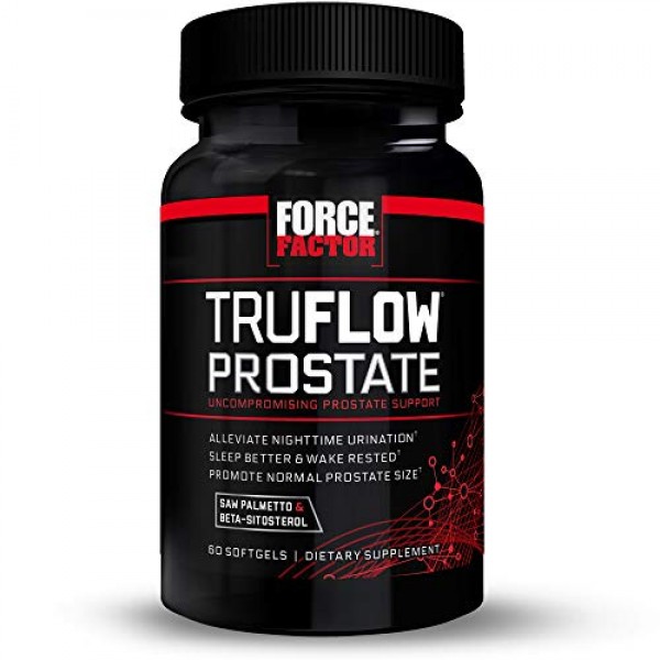 Force Factor TruFlow Prostate Health Support Supplement for Men S...