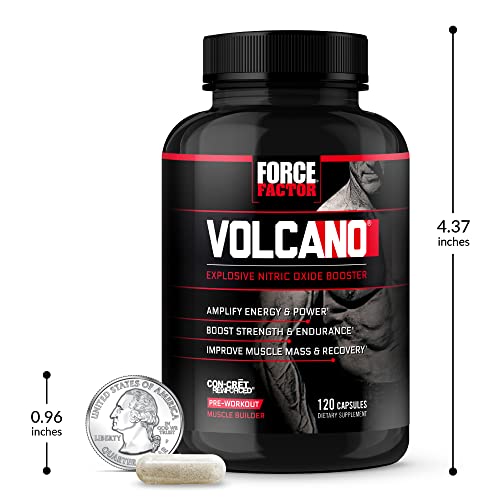 Force Factor Volcano Pre Workout Nitric Oxide Booster Supplement ...