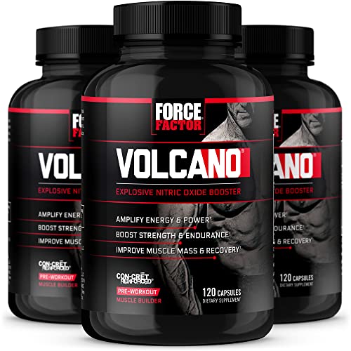 Force Factor Volcano Pre Workout Nitric Oxide Booster Supplement ...