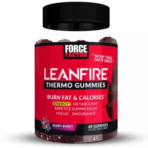 LeanFire Thermo Gummies with B12 Vitamins, Caffeine, & Green Coff...