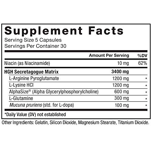Prime HGH Secretion Activator Supplement for Men with L-Arginine ...