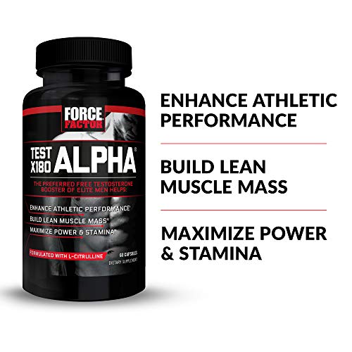 Test X180 Alpha Total T Boost for Men with Fenugreek...