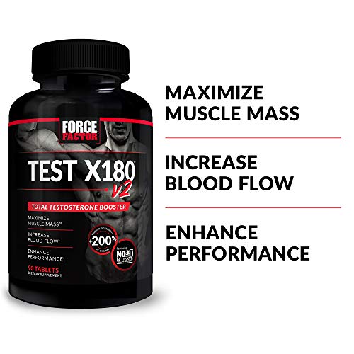 Test X180 v2, 2-Pack, T Boost for Men, Testosterone ...