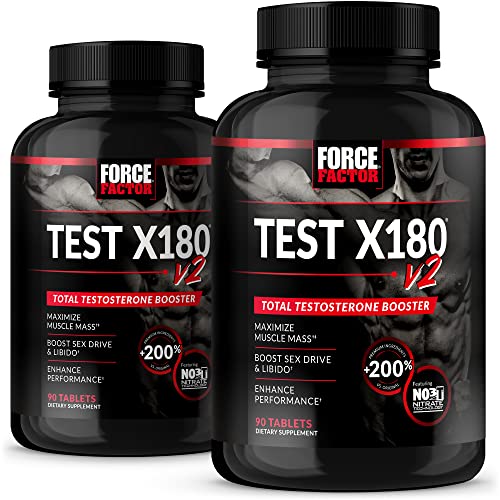 Test X180 v2, 2-Pack, T Boost for Men, Testosterone ...