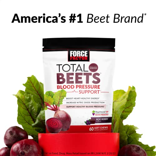 Total Beets Blood Pressure Support Supplements with Beet Powder, ...