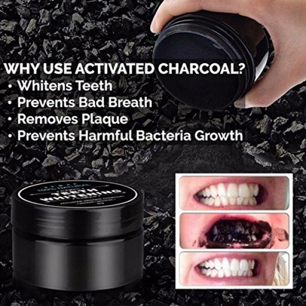 Teeth Whitening Charcoal Powder, Natural Activated Charcoal Teeth...