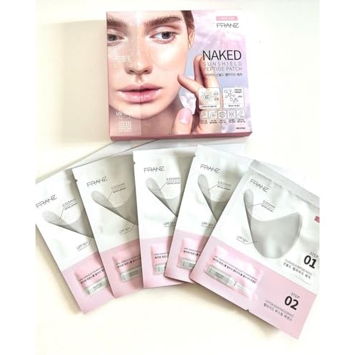 FRANZ Naked Sunshield Peptide Patch for Sun Care - over 98% UV Pr...