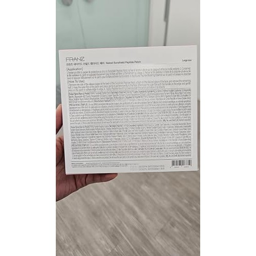FRANZ Naked Sunshield Peptide Patch for Sun Care - over 98% UV Pr...