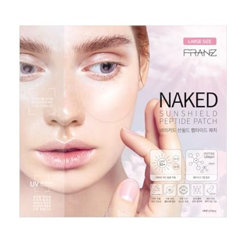 FRANZ Naked Sunshield Peptide Patch for Sun Care - over 98% UV Pr...