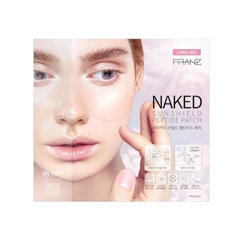FRANZ Naked Sunshield Peptide Patch for Sun Care - over 98% UV Pr...