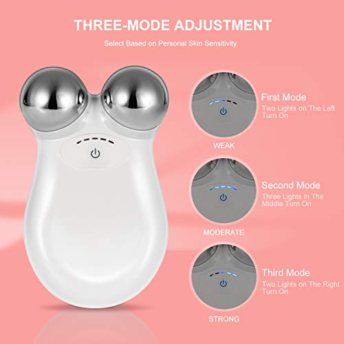 Frcolor Mini Face Massager Microcurrent Facial Toning Device for ...
