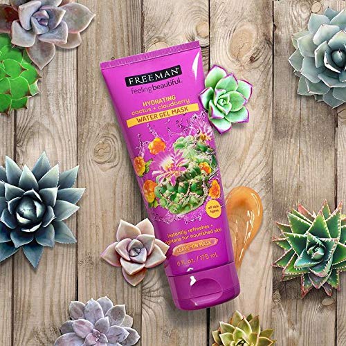 FREEMAN Cactus Cloudberry Water Gel Mask, 6 Ounce 46107-GLB-OS