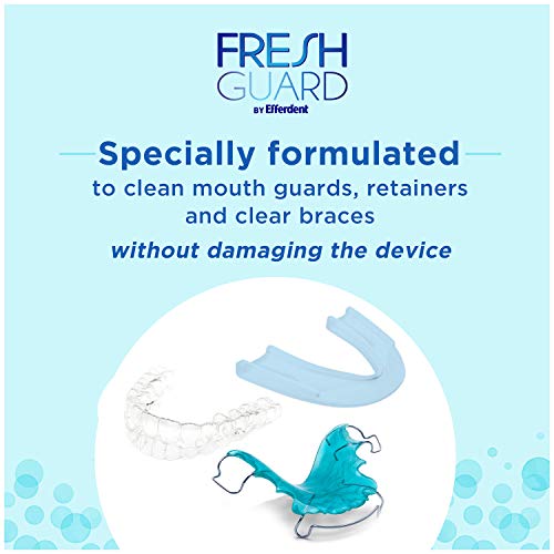 Fresh Guard Soak by Efferdent, Cleans Guards & Retainers, 24 coun...
