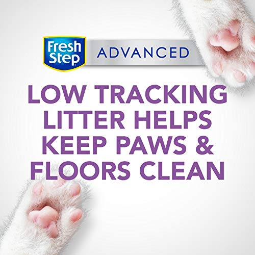 Fresh Step Advanced Clean Paws Clumping Cat Litter, Low Tracking ...