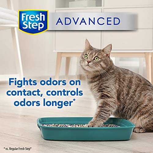 Fresh Step Advanced Clean Paws Clumping Cat Litter, Low Tracking ...