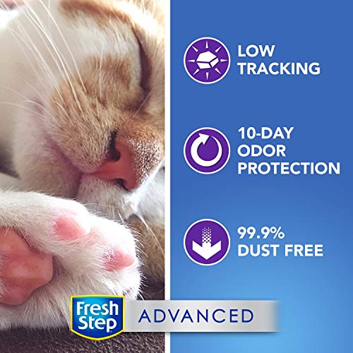 Fresh Step Advanced Clean Paws Clumping Cat Litter, Low Tracking ...