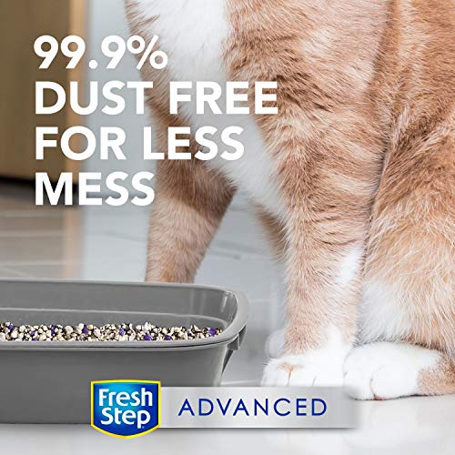 Fresh Step Advanced Clean Paws Clumping Cat Litter, Low Tracking ...