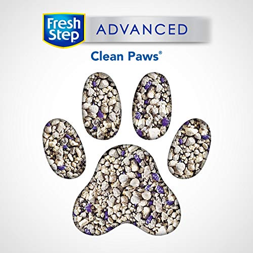 Fresh Step Advanced Clean Paws Clumping Cat Litter, Low Tracking ...