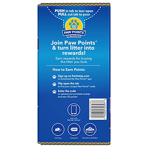 Fresh Step Advanced Clean Paws Clumping Cat Litter, Low Tracking ...