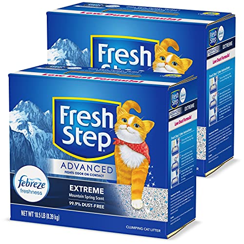 Fresh Step Advanced Extreme Clumping Cat Litter with Odor Control...