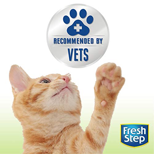 Fresh Step Simply Unscented Lightweight Clumping Cat Litter, 15.4...