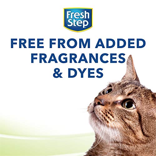 Fresh Step Simply Unscented Lightweight Clumping Cat Litter, 15.4...