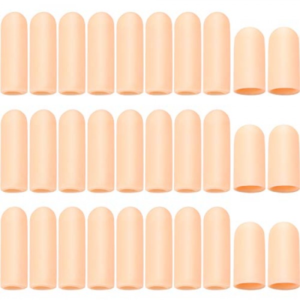 30 Pieces Gel Finger Protector Finger Cots Silicone Finger Cover ...