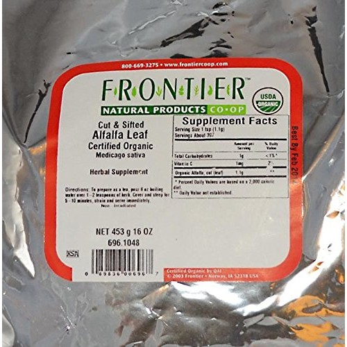 FRONTIER Organic Alfalfa Leaf
