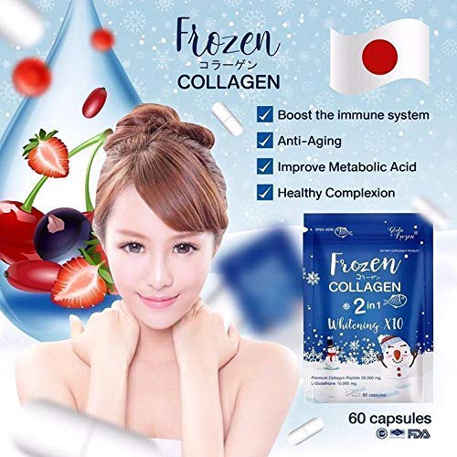 Collagen Glutathione x10 Younger Whitening Lightenin Skin Reduce ...