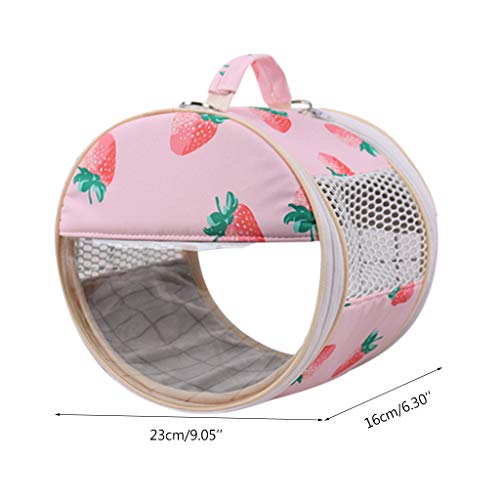 FUCHU Hamster Carrier Bag Small Animal Portable Sugar Glider Outg...