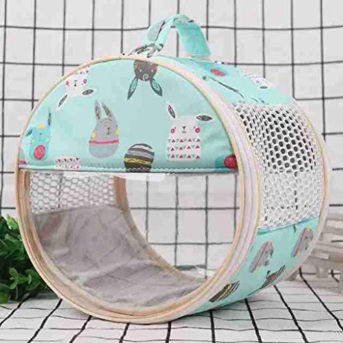 FUCHU Hamster Carrier Bag Small Animal Portable Sugar Glider Outg...