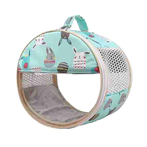 FUCHU Hamster Carrier Bag Small Animal Portable Sugar Glider Outg...