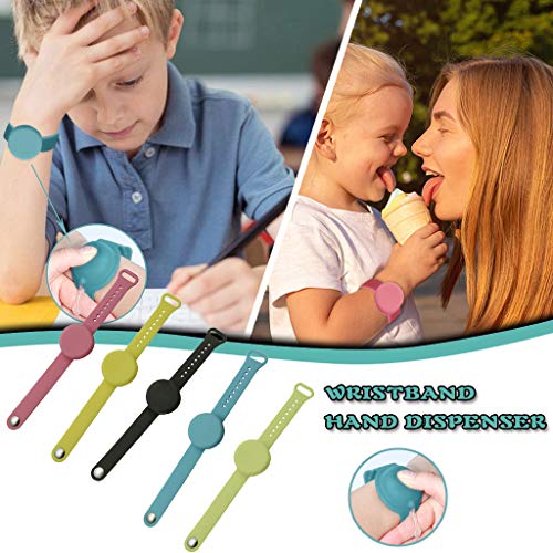 Fudule Hand Bracelet Dispenser Gel Holder Wristband Adult Kid Liq...