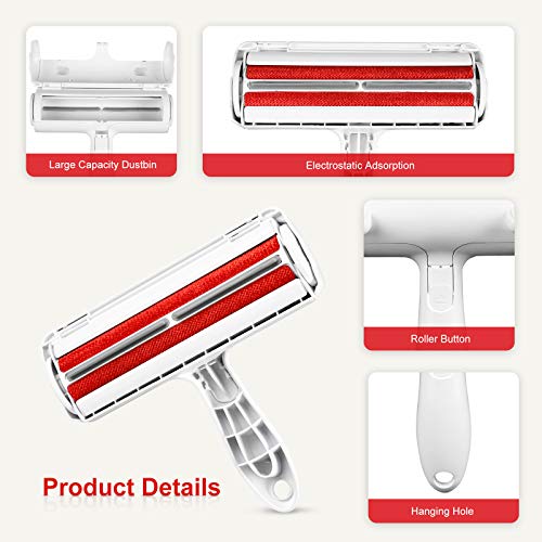 Pet Hair Remover Roller,Cat & Dog Hair Remover, Automatic Collect...