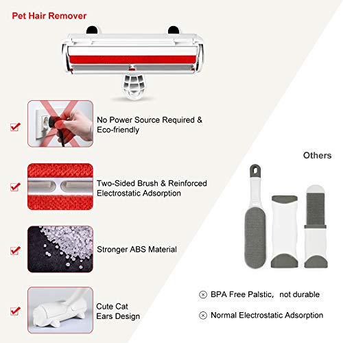 Pet Hair Remover Roller,Cat & Dog Hair Remover, Automatic Collect...