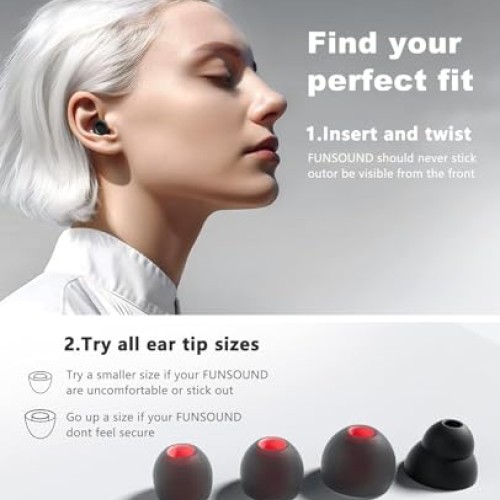 Ear Plugs for Sleeping Noise Reduction Reuseable, Concerts, Focus...