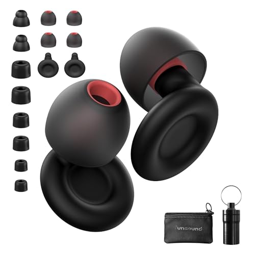 Ear Plugs for Sleeping Noise Reduction Reuseable, Concerts, Focus...
