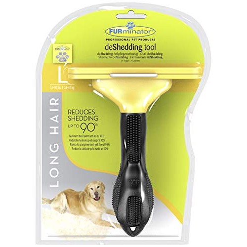 FUR DeShedding Tool Short Hair and Long Hair for Large Dogs Long...