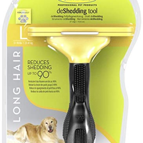 FUR DeShedding Tool Short Hair and Long Hair for Large Dogs Long...