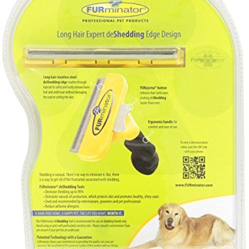 FUR DeShedding Tool Short Hair and Long Hair for Large Dogs Long...