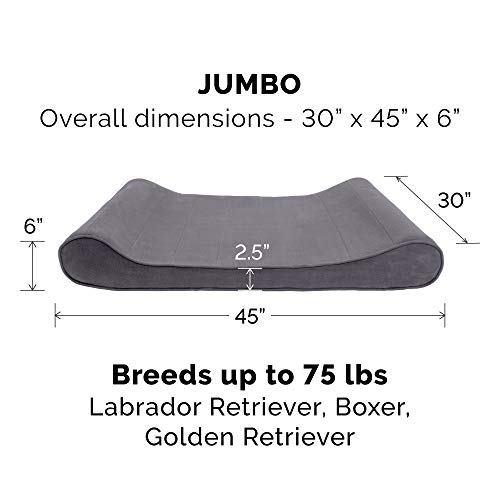 Furhaven Memory Foam Pet Bed for Dogs and Cats - Luxe Lounger Mic...