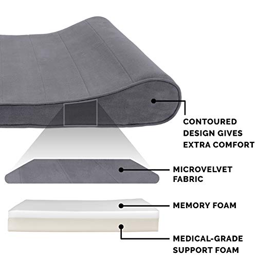 Furhaven Memory Foam Pet Bed for Dogs and Cats - Luxe Lounger Mic...